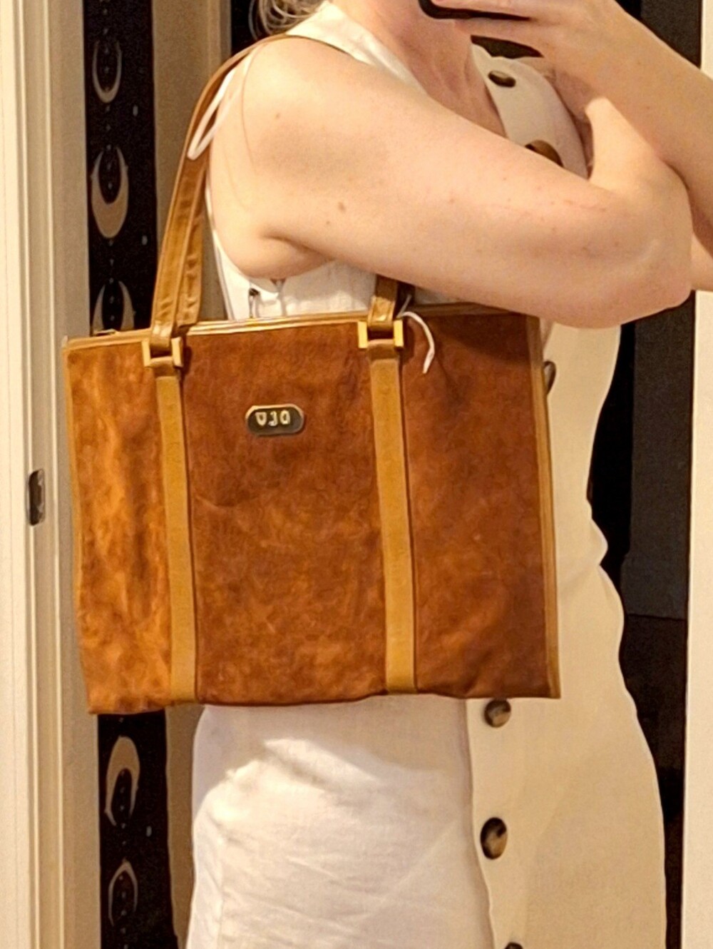 PALIZZIO | Brown Suede PursePocket
